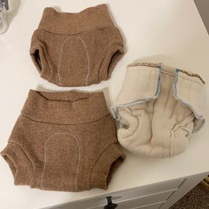 Wool Diaper Covers & Fitted Diaper